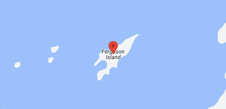 map of ISLAND C FERGUSON